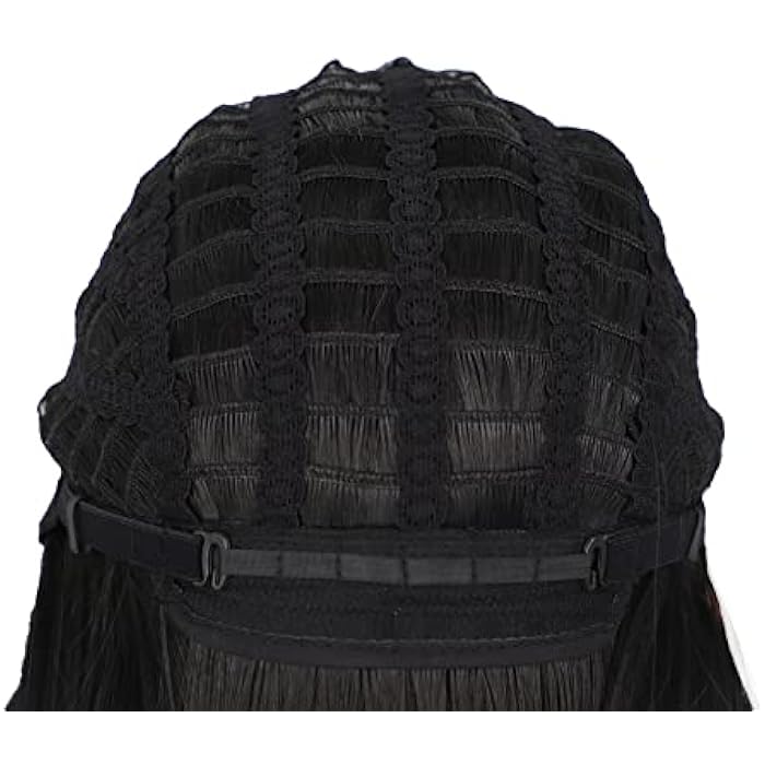 DILLARDS Wiginway Short Bob Wig For Womem, 12'' Short Black Wigs With Bangs, Natural Looking Soft Synthetic Straight Wigs For Party Cosplay Halloween - Image 5